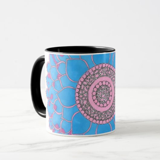Mandala Mug Mok (Voorkant links)