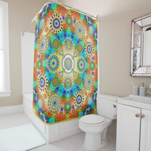 Mandala Multi Verse Douchegordijn (In situ)