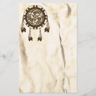 Mandala Native American Stationery Briefpapier