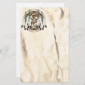 Mandala Native American Stationery Briefpapier (Voorkant / Achterkant)