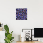 Mandala Natuur Floral Flower Mandalas Poster (Thuiskantoor)