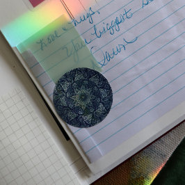 Mandala Natuur Floral Ronde Sticker