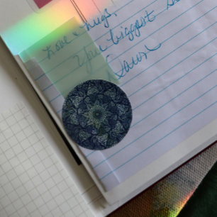 Mandala Natuur Floral Ronde Sticker