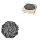 Mandala Natuur Floral Rubberstempel (Gestempeld)