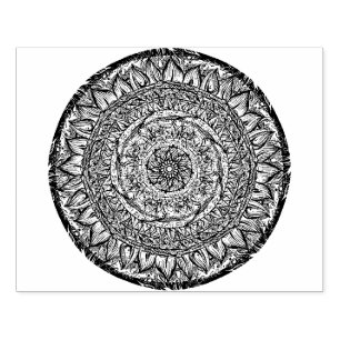 Mandala Natuur Lover Mandalas zen Rubberstempel