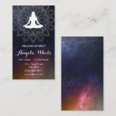 Mandala Nebula Galaxy Trendy Celestial Boho Modern Visitekaartje (Voorkant / Achterkant)