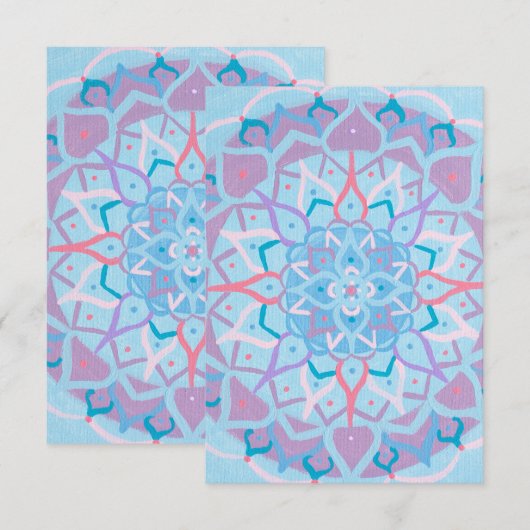 Mandala Note Kaart (Voorkant / Achterkant)