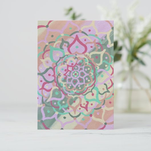 Mandala Note Kaart (Staand voorkant)