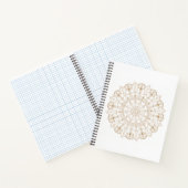 Mandala notitieboek, rustig, meditatief, boho stij notitieboek (Binnen)