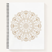 Mandala notitieboek, rustig, meditatief, boho stij
