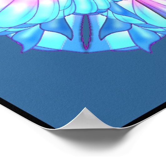 Mandala nummer één poster (Hoek)