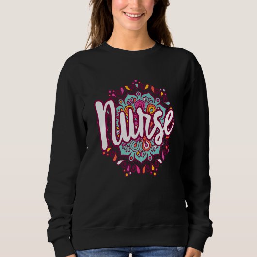 Mandala Nurse Day Apprevention Week Nurse Women Fo Trui (Voorkant)