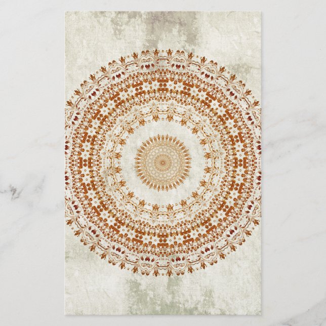 Mandala of Desire in Golden Yellow (Voorkant)