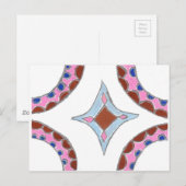 Mandala Olie Schilderij Kunstprint Briefkaart (Voorkant / Achterkant)