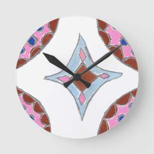 Mandala Olie Schilderij Kunstprint Ronde Klok