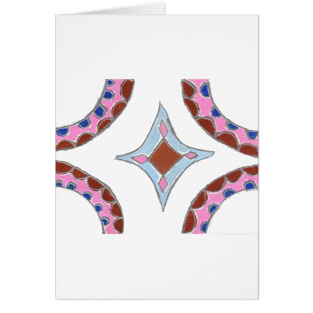 Mandala olieverfschilderij Art Print (Voorkant)