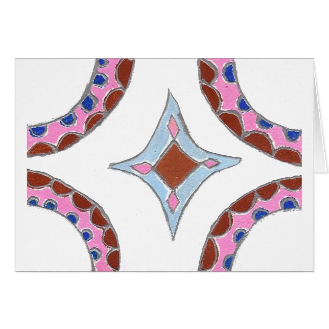 Mandala olieverfschilderij Art Print (Voorkant Horizontaal)