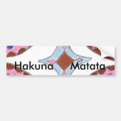 Mandala olieverfschilderij Art Print Bumpersticker (Voorkant)