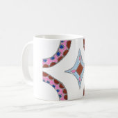 Mandala olieverfschilderij Art Print Koffiemok (Voorkant links)