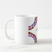 Mandala olieverfschilderij Art Print Koffiemok (Links)