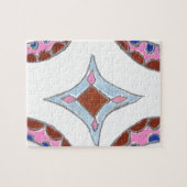 Mandala olieverfschilderij Art Print Legpuzzel (Horizontaal)