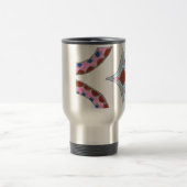 Mandala olieverfschilderij Art Print Reisbeker (Center)