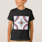 Mandala olieverfschilderij Art Print T-shirt (Voorkant)