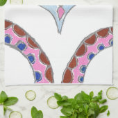 Mandala olieverfschilderij Art Print Theedoek (Gevouwen)