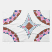 Mandala olieverfschilderij Art Print Theedoek (Horizontaal)