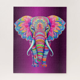 Mandala Olifant | Boho Geestdier Cadeau Legpuzzel