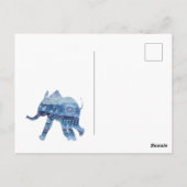 Mandala olifant Briefkaart (Achterkant)