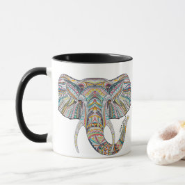 Mandala Olifant Koffie Mok