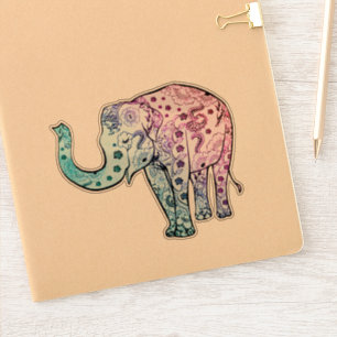Mandala-olifant Sticker
