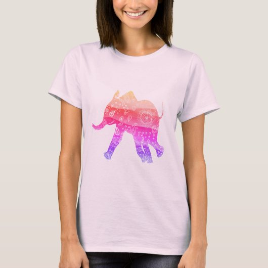 Mandala olifant T-shirt (Voorkant)