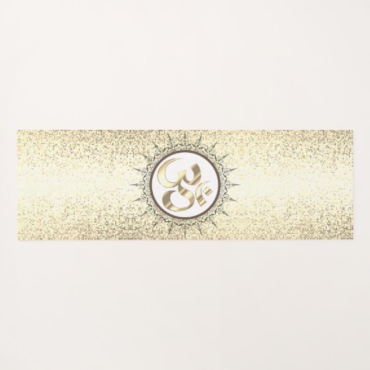 Mandala OM Gespikkeld Yogamat (Achterkant (horizontaal))