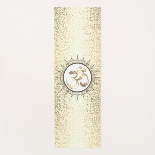 Mandala OM Gespikkeld Yogamat (Voorkant)