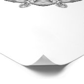 Mandala om in te kleuren poster (Hoek)