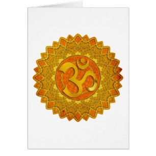 MANDALA OM - sinaasappel   Maak uw eigen achtergro