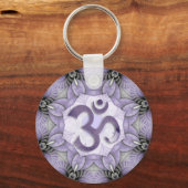MANDALA OM - sinaasappel | Roodshine Sleutelhanger (Voorkant)