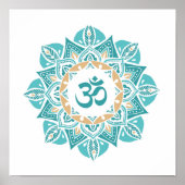 Mandala Om spiritueel Poster (Voorkant)