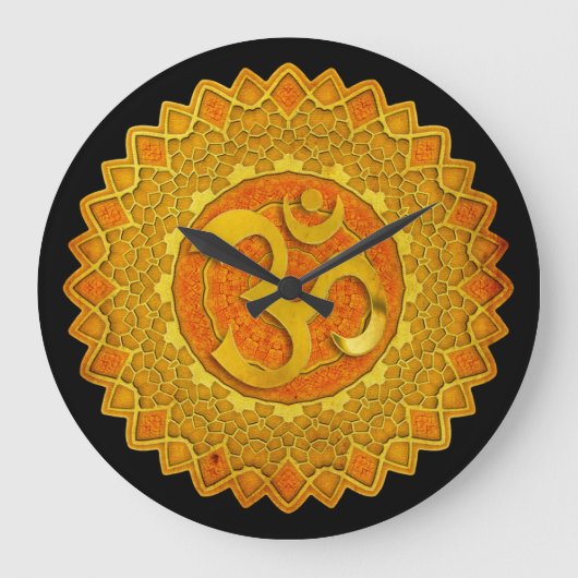 Mandala OM - Spirograaf Grote Klok (Voorkant)