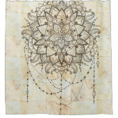 Mandala on Marble Douchegordijn (Voorkant)