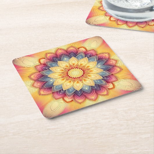 Mandala Onderzetters (Schuin)