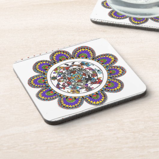 mandala onderzetters (Linkerzijde)