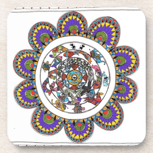 mandala onderzetters (Voorkant)