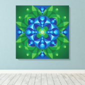 Mandala ontwaken canvas afdruk (Insitu (Houten vloer))