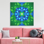 Mandala ontwaken canvas afdruk (Insitu (Woonkamer))
