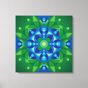 Mandala ontwaken canvas afdruk