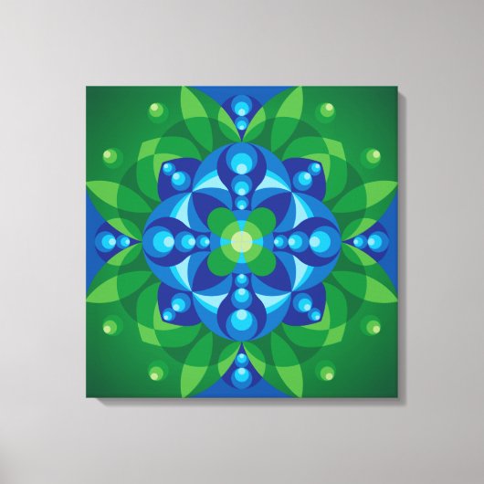 Mandala ontwaken canvas afdruk (Voorkant)