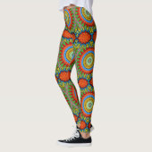 MANDALA ONTWERP COLLAGE (kleine schaal) Leggings (Links)